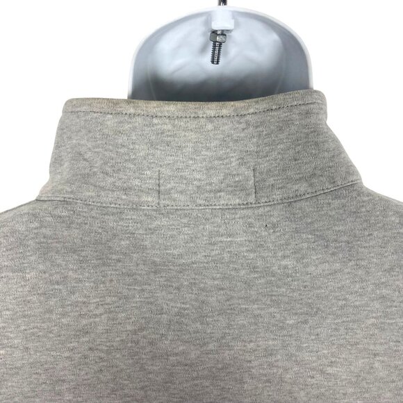 Muirfield Golf Club Scotland 1/4 Zip Pullover Vest Mens XXL Gray Cotton Jersey - Picture 8 of 9